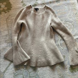 Ann Taylor peplum sweater